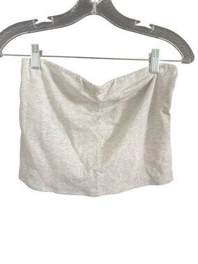 No Boundaries Womens Heather Gray Tube Top Size M (8-10)